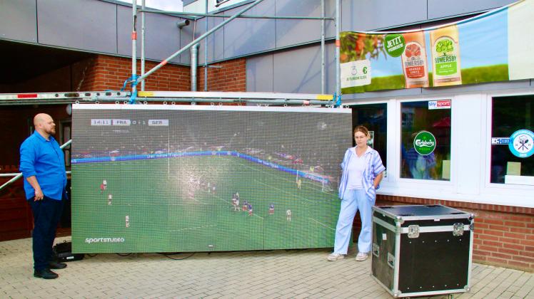 Public-Viewing: Fußball.-Europameisterschaft 2024 in Leck
