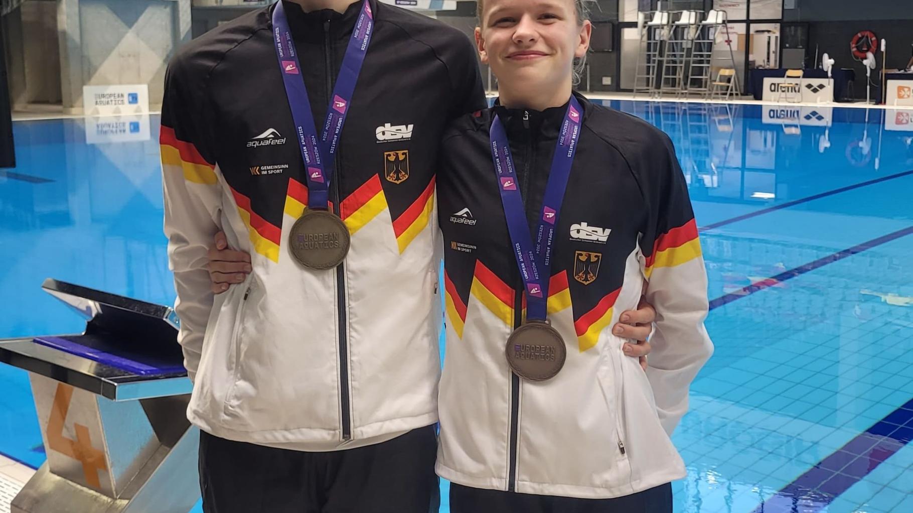 Finn Awe behält die Nerven und springt zu Gold vom Ein-Meter-Brett