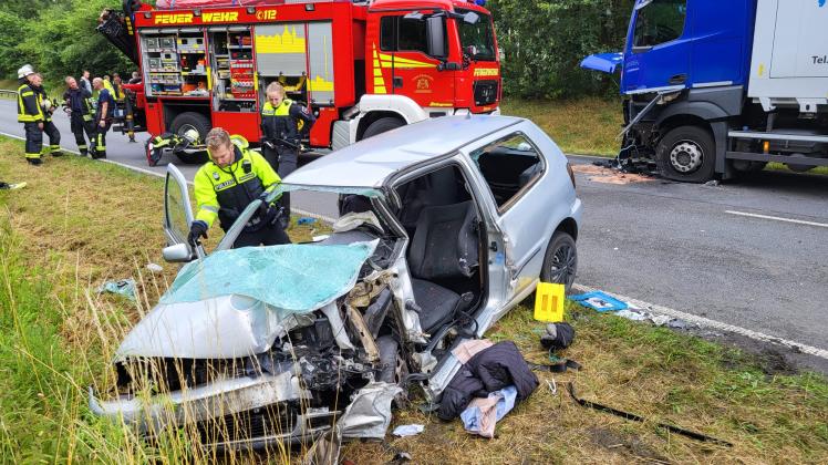 B213 In Lingen Nach Verkehrsunfall Gesperrt | NOZ