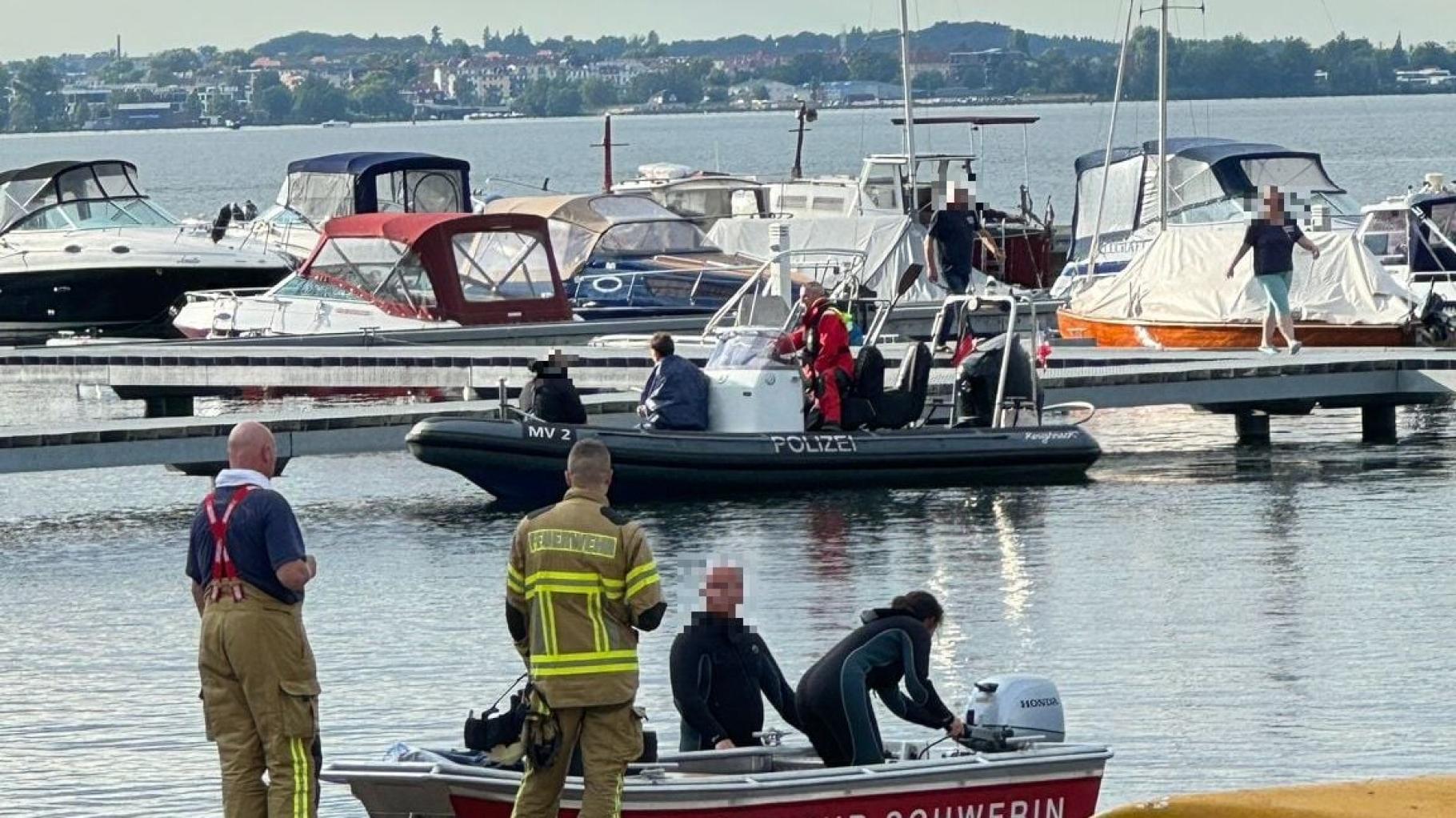 Zwei Segler kentern bei heftigem Wetterumschwung auf Schweriner See