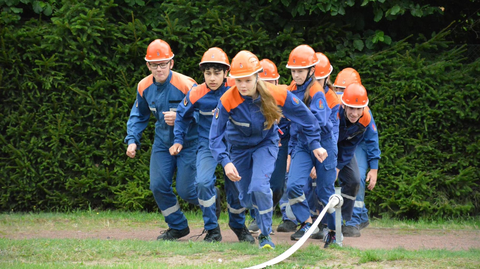 Kummers Nachwuchs ist startklar für die Jugendfeuerwehr-Olympiade