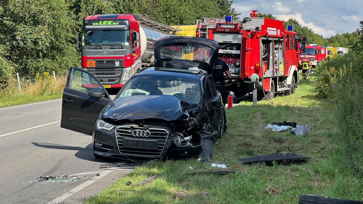 Unfall B205 Heutenull