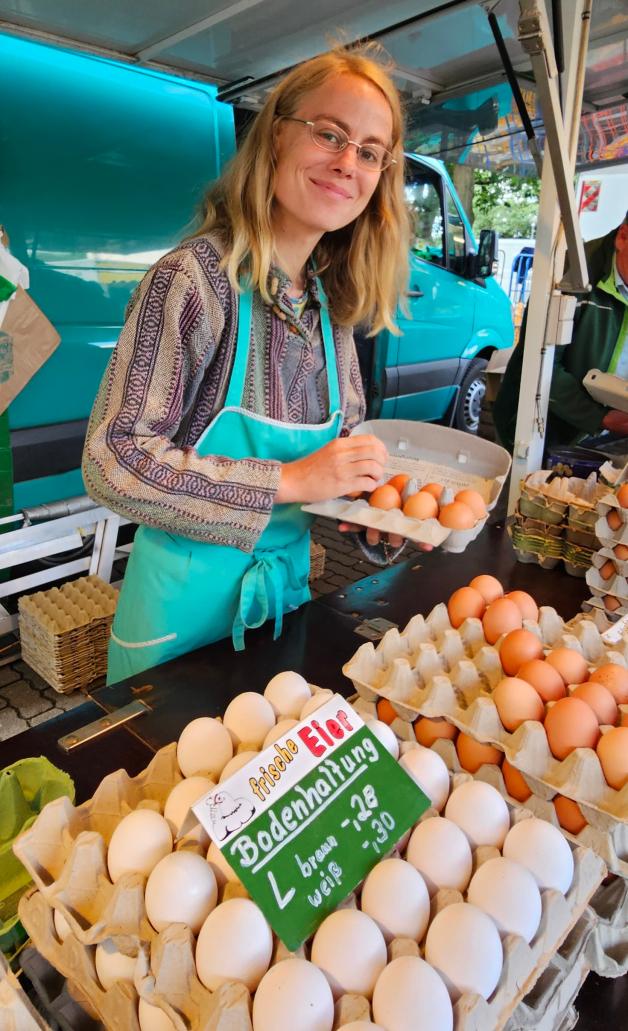 Der Ahrensburger Wochenmarkt ist auch in den Ferien gut besucht