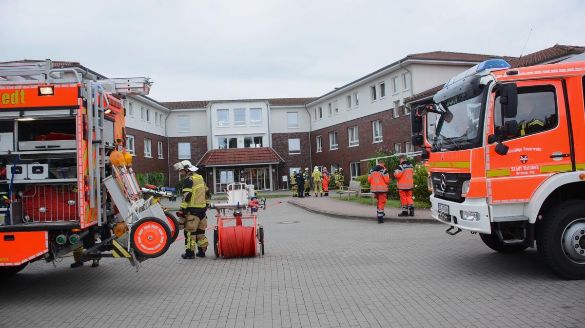 Feuerwehreinsatz in Reinbek Kabelbrand im Altenheim