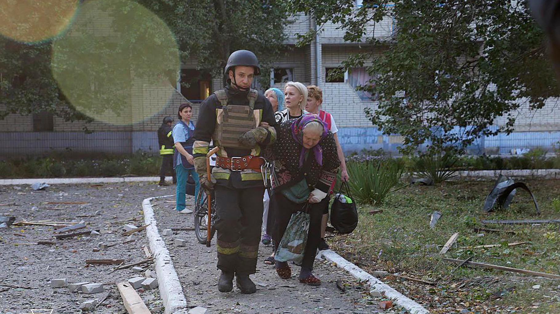 Tote durch russischen Angriff auf Krankenhaus in Sumy