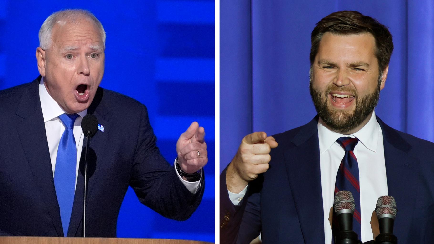 Walz vs. Vance: What you need to know about the vice-presidential candidate TV debate