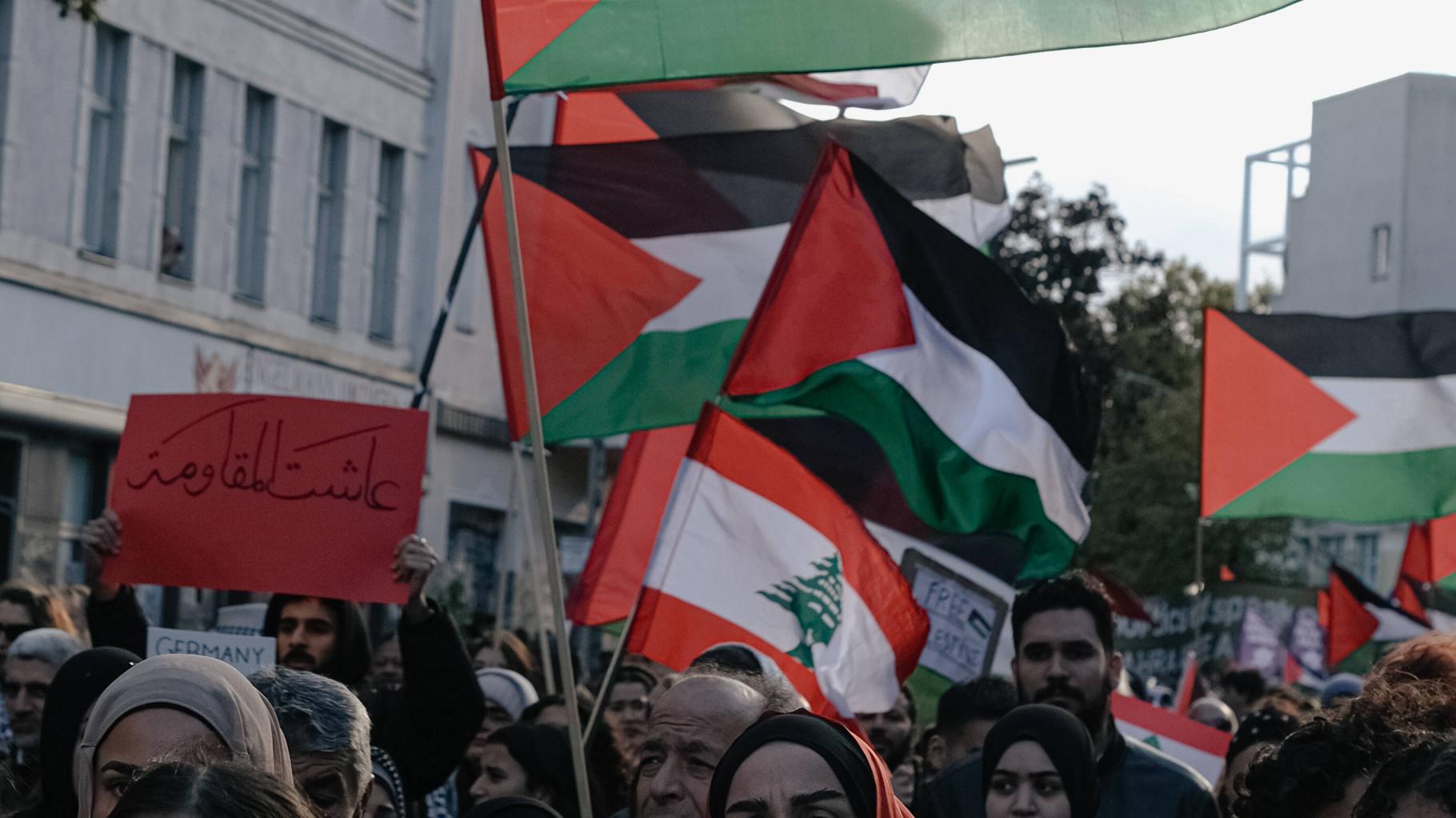 Cheers for Iranian Missile Attack on Israel at Demonstration in Berlin