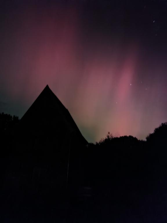 So Schn Leuchten Polarlichter ber Dem Osnabrcker Nordkreis