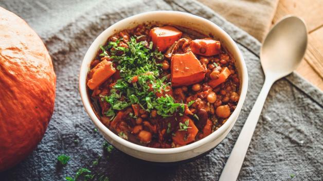 Vegetarisches Kürbisgulasch