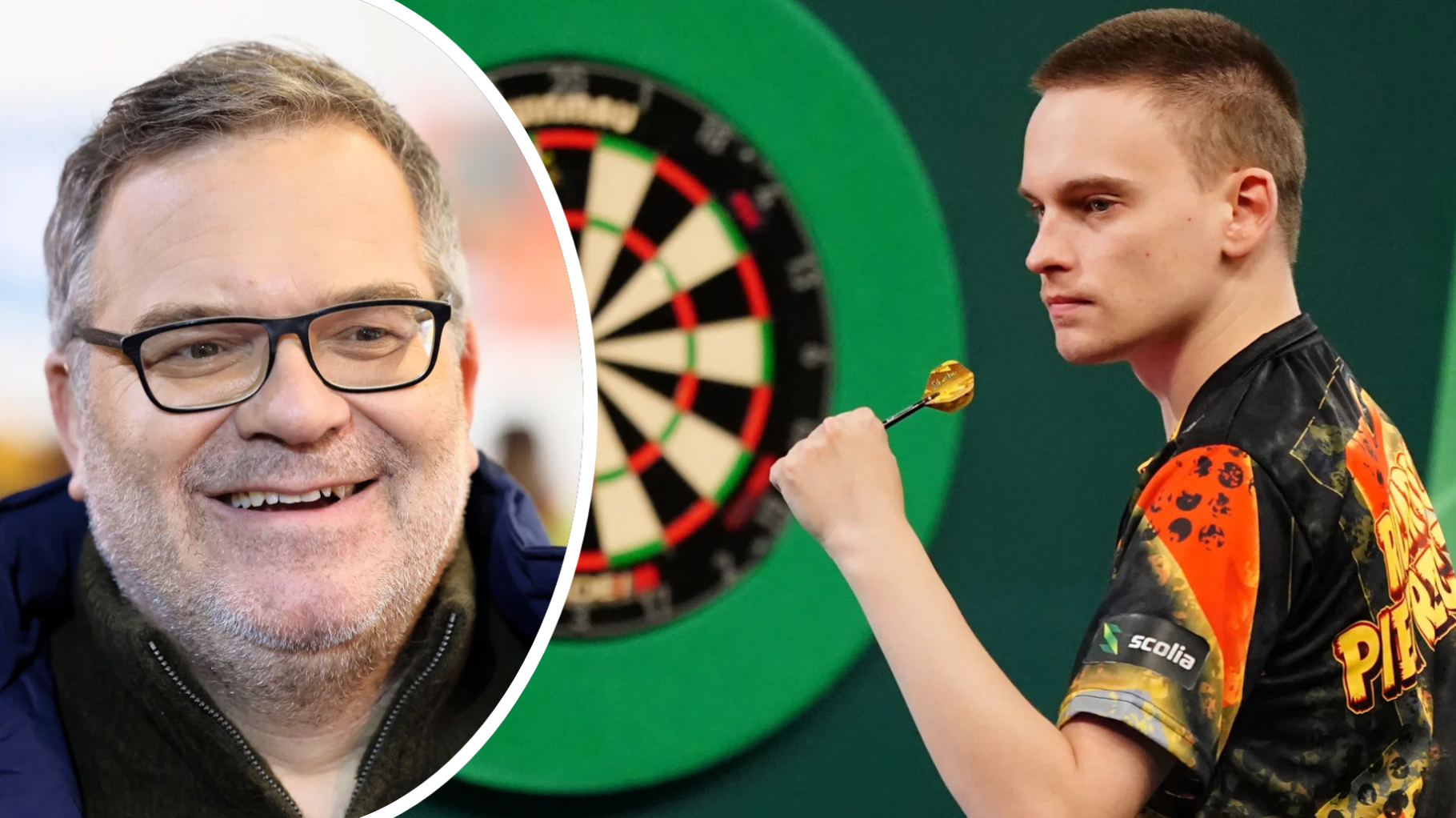 Darts-WM: Elton gratuliert letzter deutscher Darts-Hoffnung in verrücktem Kostüm