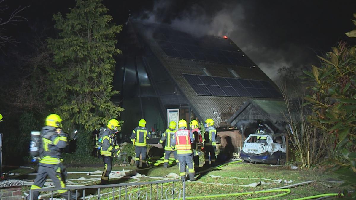 Man tries to put out house fire and injures himself