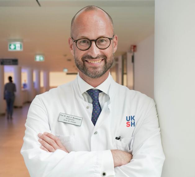 Professor Axel Merseburger ist Direktor der Klinik für urology am Ush, Lübeck campus. 