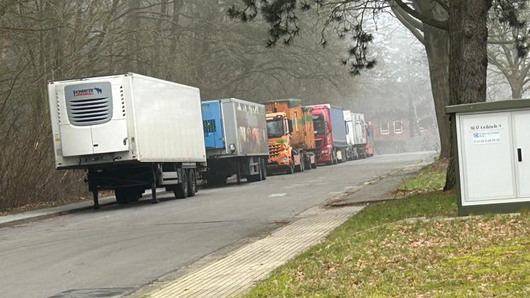 Parken Von Lkw In Wohngebieten