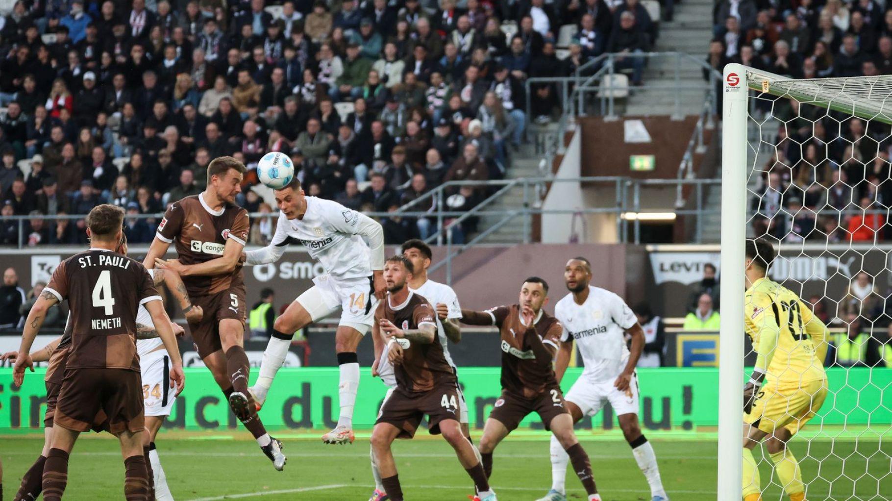 St. Pauli trotzt Bayer: 1:1 gegen den deutschen Meister