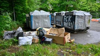 GAB - Müllcontainer-Platz Schützenplatz Halstenbeck