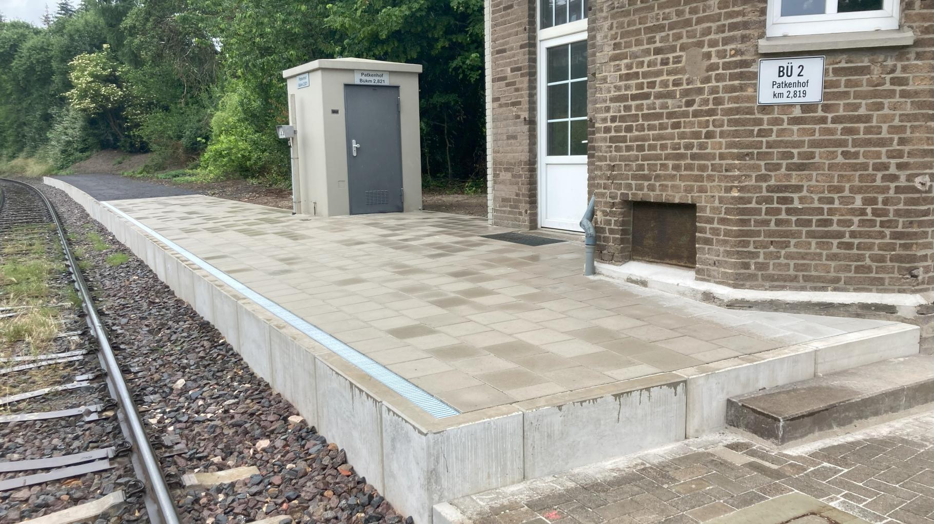 Obwohl ihn keine Reisenden nutzen: Deshalb wurde der Bahnsteig in Holzhausen renoviert