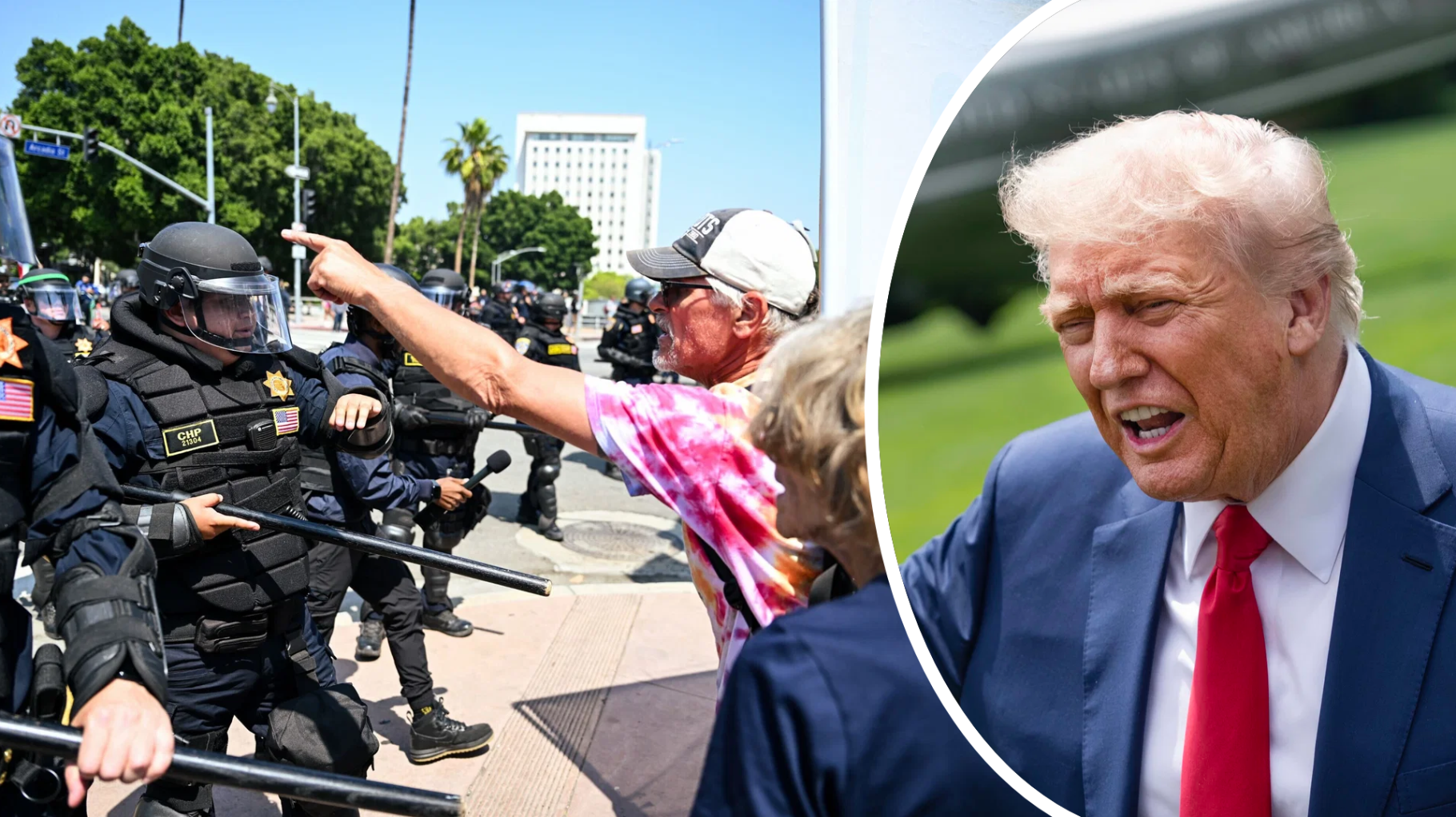 Proteste in LA: Jetzt auch Marine im Einsatz – Trump für Festnahme des Gouverneurs