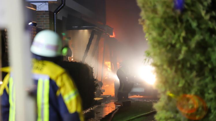 Großbrand Elmshorn, ein Toter, Neujahr 2023