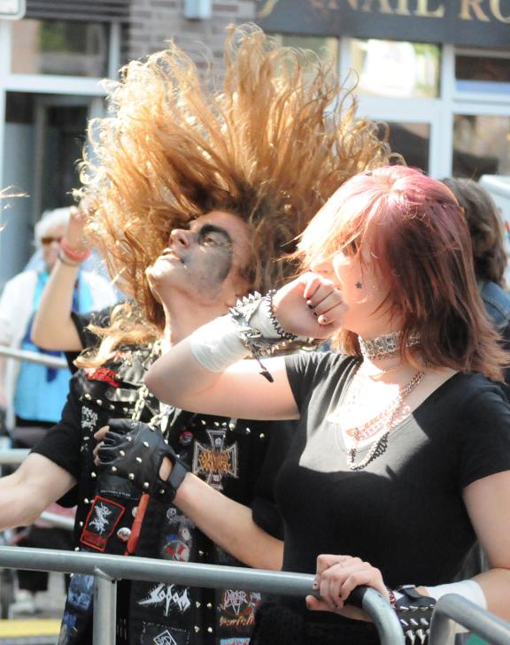 Metalfans Beim Ahrensburgerstadtfest 2025