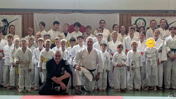 Teilnehmer und Budo-Lehrer des Budo-Lehrganges beim TSV Gadeland