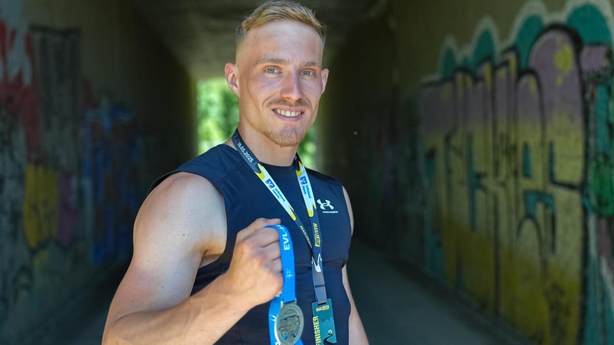 Pascal Pettke from Melle overcomes alcohol addiction with sport