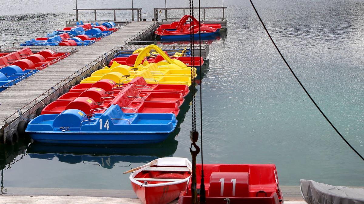 Eibsee in Bayern: Kind und Vater gehen bei Tretboot-Ausflug unter