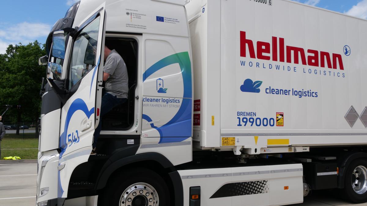 E-Mobilität bei Hellmann: E-Lkw zwischen Osnabrück und Bremen