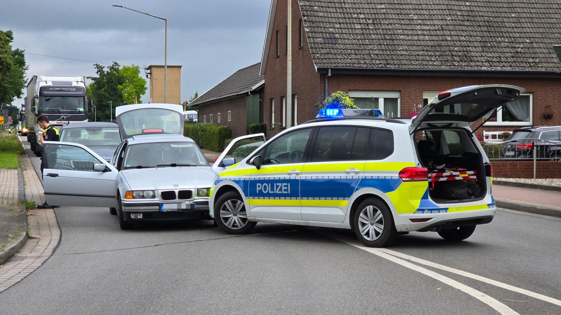 Fürstenau: Unfall auf der Lingener Straße nach vermeintlicher Verfolgungsjagd