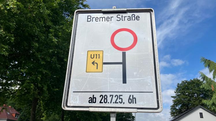 Delmenhorst: Baustelle Bremer Straße trifft Pendler und Buslinie