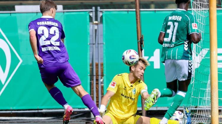 VfL Osnabrück schlägt B-Elf von Bundesligist Werder Bremen 2:1