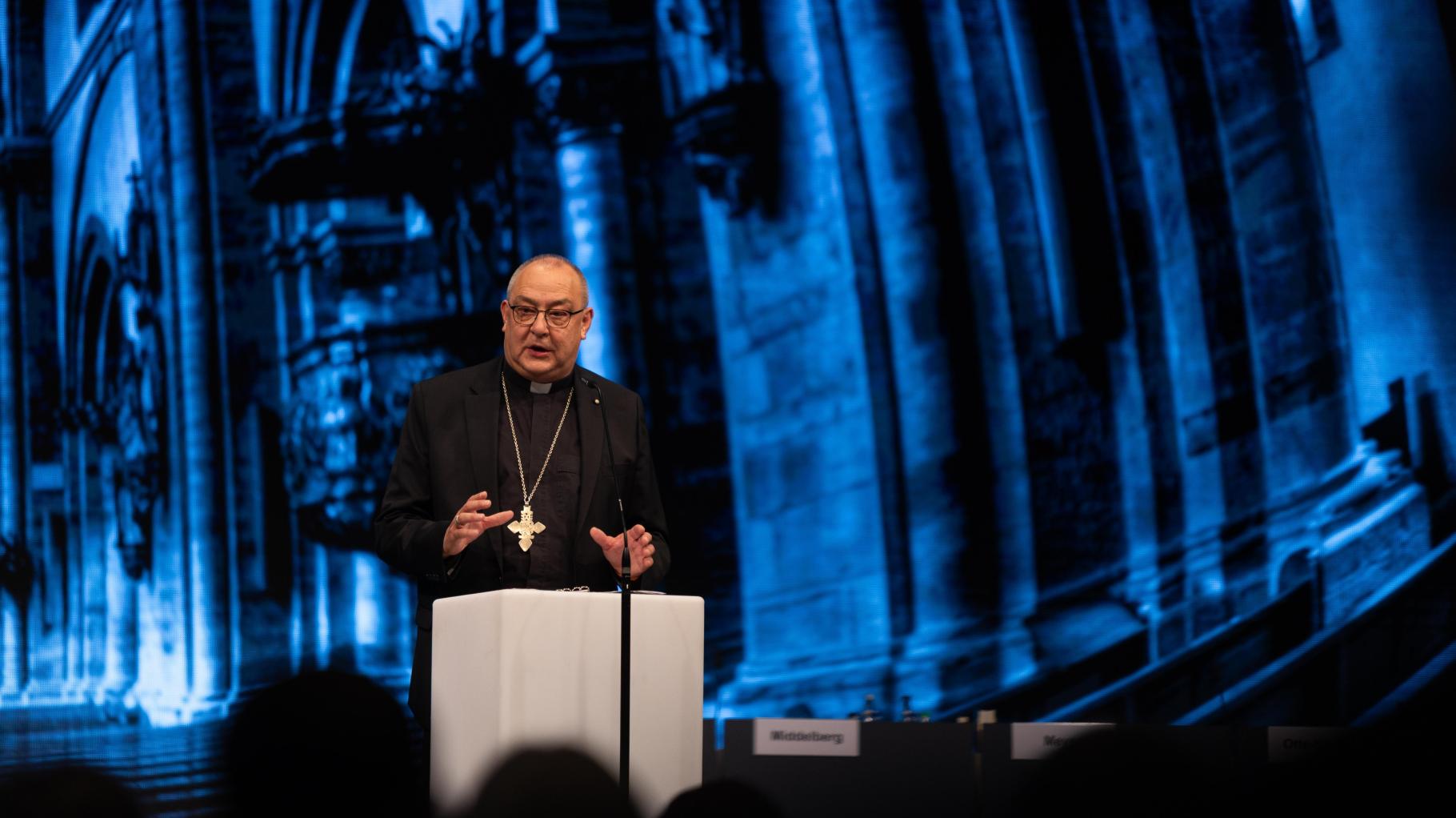 CDU-Landesparteitag in Osnabrück: Das gibt Bischof Dominicus den Politikern mit auf den Weg