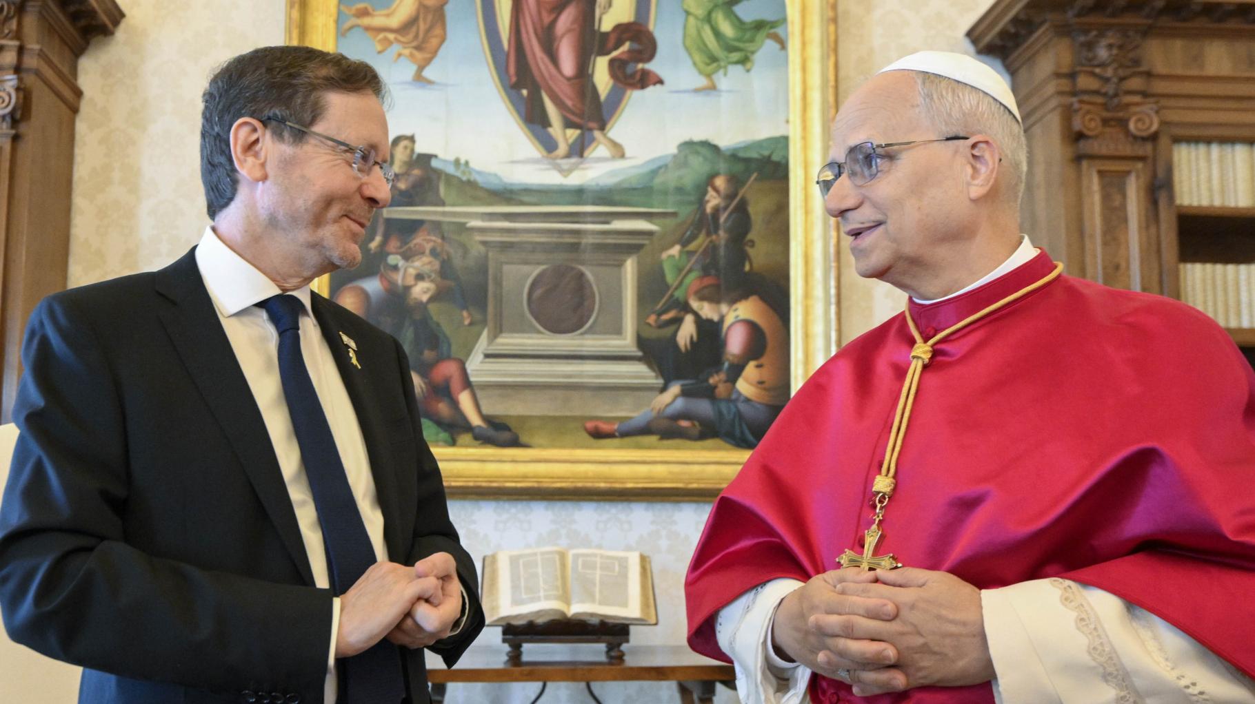 Papst Leo XIV. empfängt israelischen Präsidenten im Vatikan