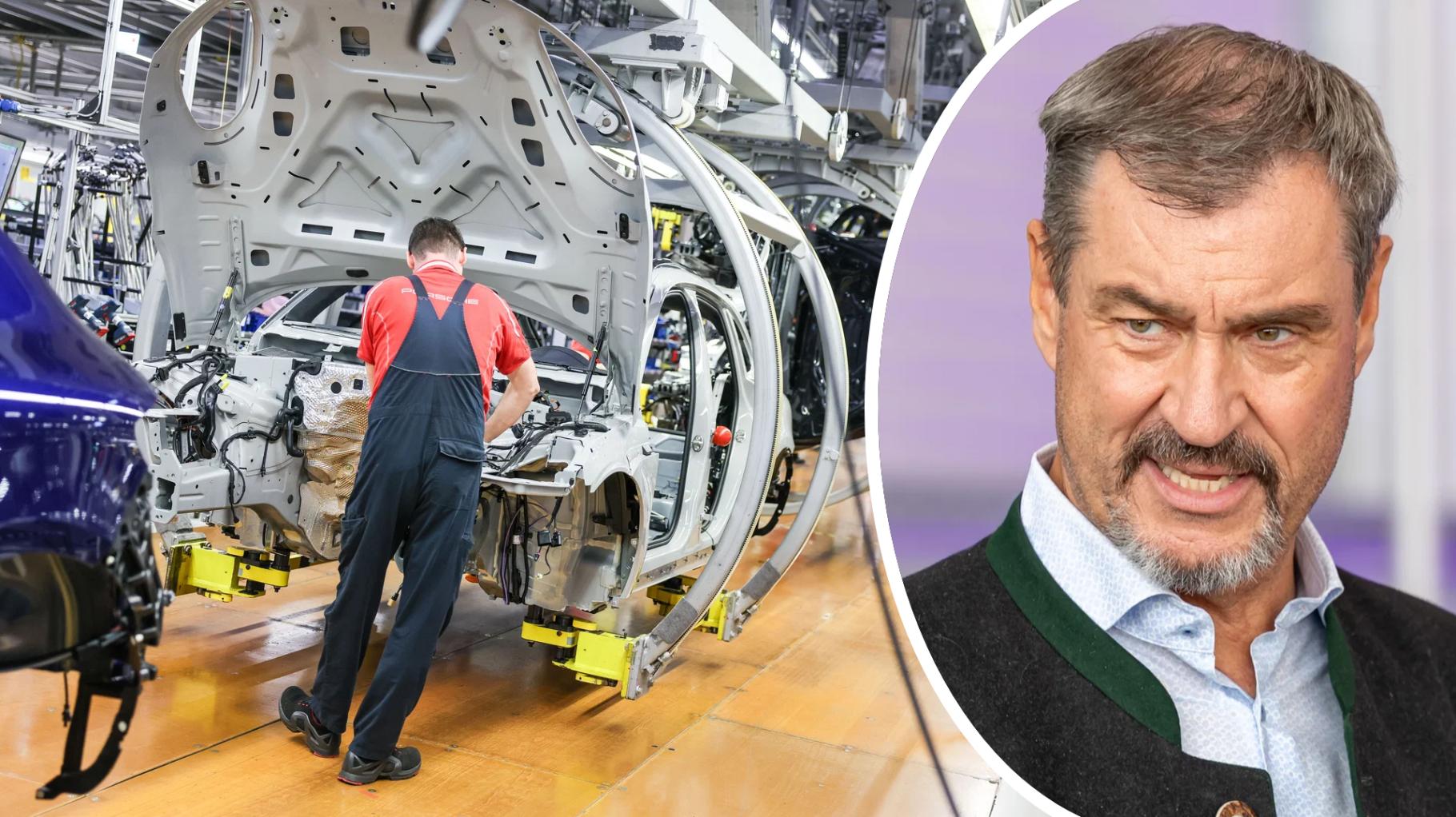 Söder legt 10-Punkte-Plan zur Stärkung der Autoindustrie vor: Das steht drin