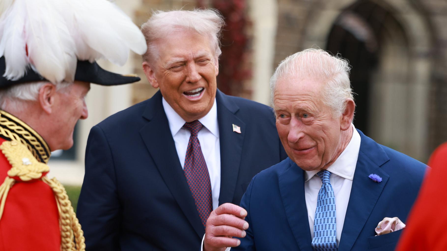 Trump feiert pompösen Staatsbesuch: Empfang mit königlichen Ehren