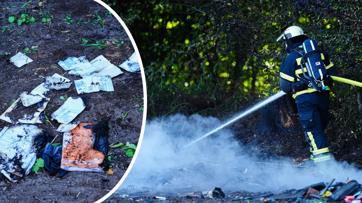 Mysterious bulky waste fire near Bargteheide keeps police busy