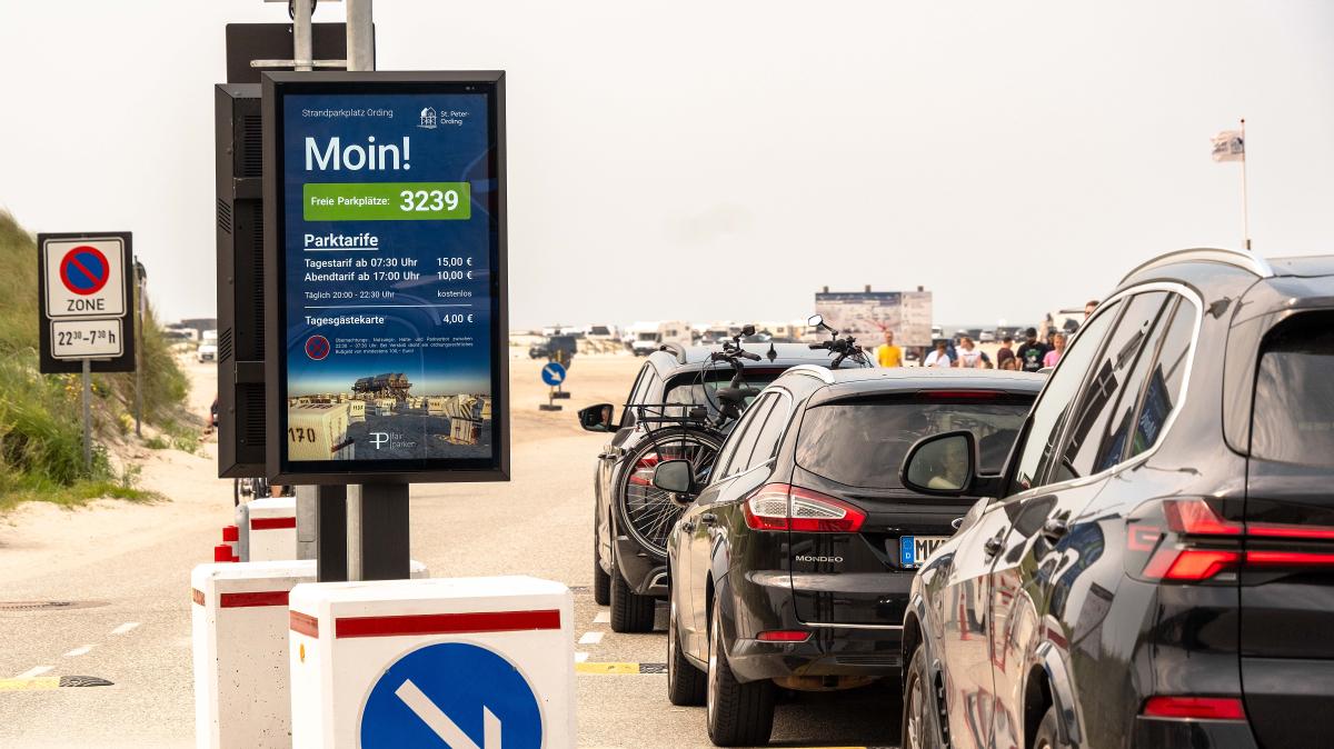 Strandparken in St. Peter-Ording: Fällt der Abendtarif bald weg?