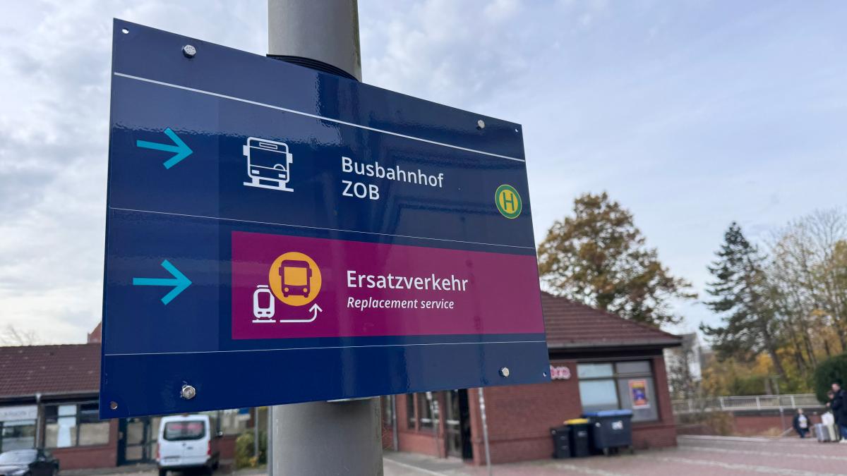 Train cancellations in Rendsburg and Eckernförde in November on Nordbahn
