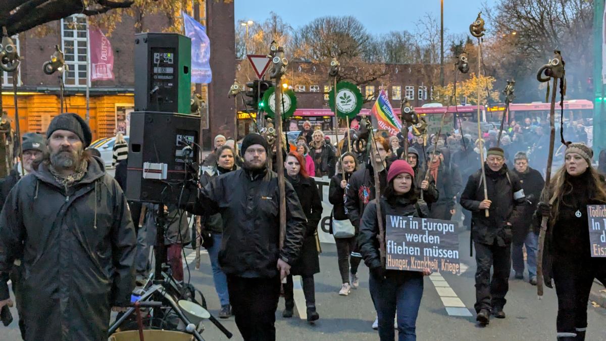 Flensburg: 200 Menschen demonstrieren für Klimaschutz