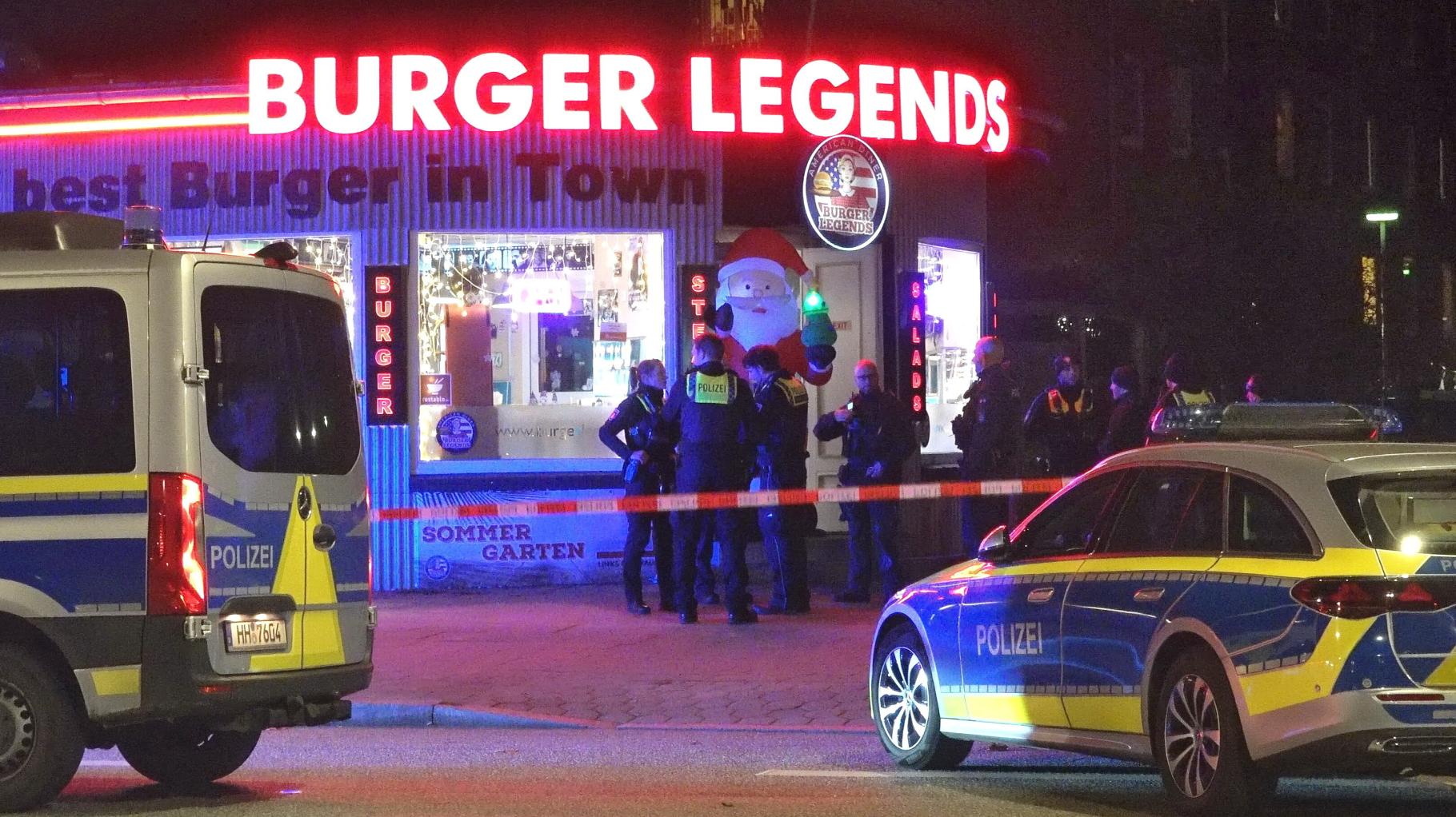 Nach Schüssen in Hamburger Burger-Laden: 30-Jähriger in Lebensgefahr