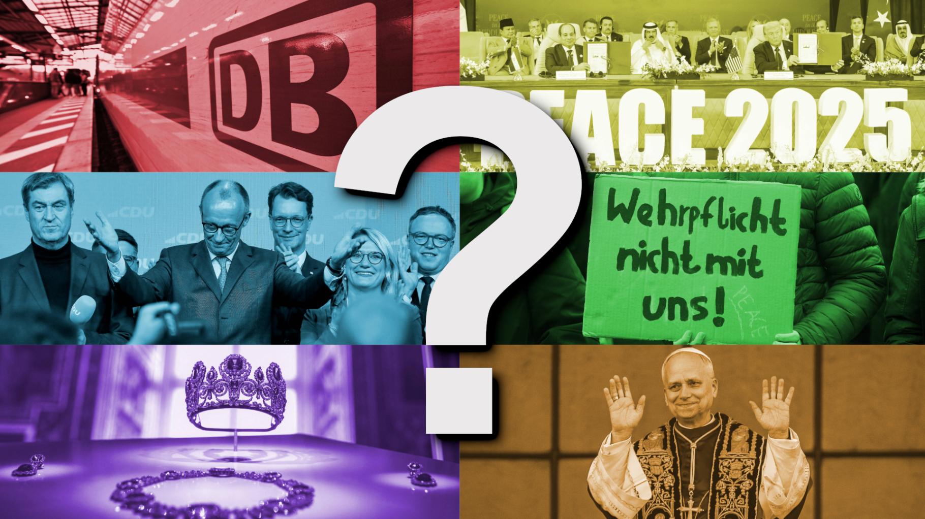 Der Jahresrückblick im Quiz: Was wissen Sie noch vom Jahr 2025?