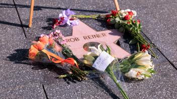 Rob Reiner Flowers On Star At Walk Of Fame