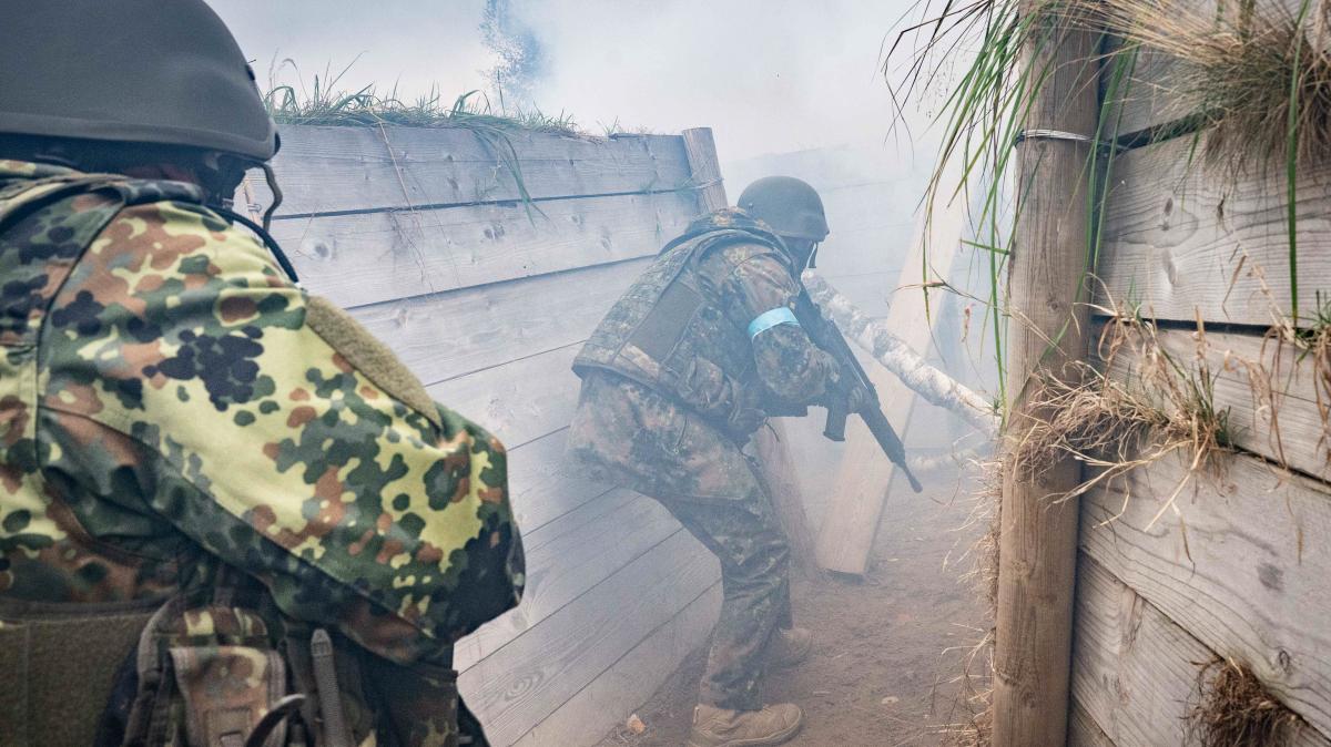 Air Force personnel from the Pinneberg district train Ukrainian soldiers