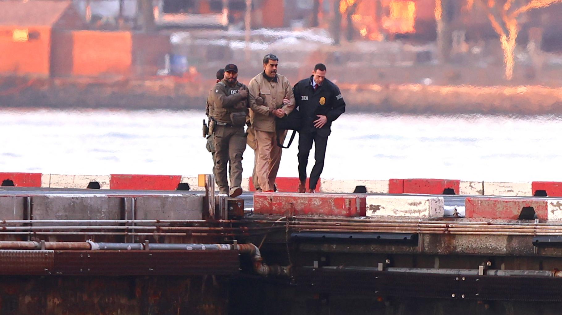 Maduro bei New Yorker Gericht angekommen – Drogenpolizei begleitet ihn