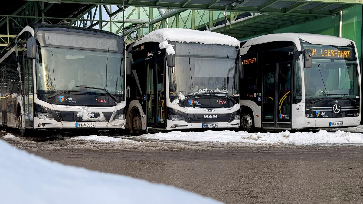 Warning strike: Buses in the Pinneberg district will not run on February ...