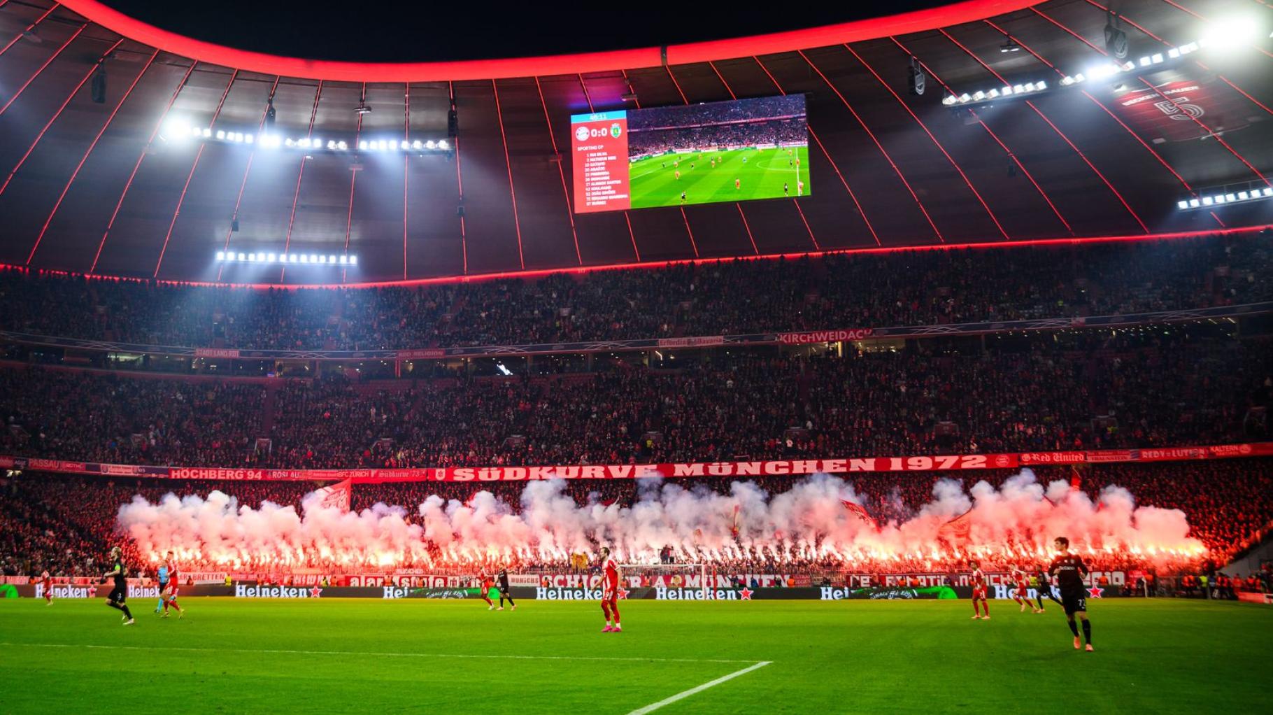 Nach Pyro-Strafe: FC Bayern sperrt große Teile der Südkurve