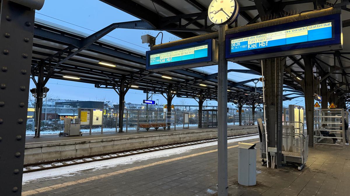Kiel, Rendsburg, Eckernförde: North Railway trains cancelled in February