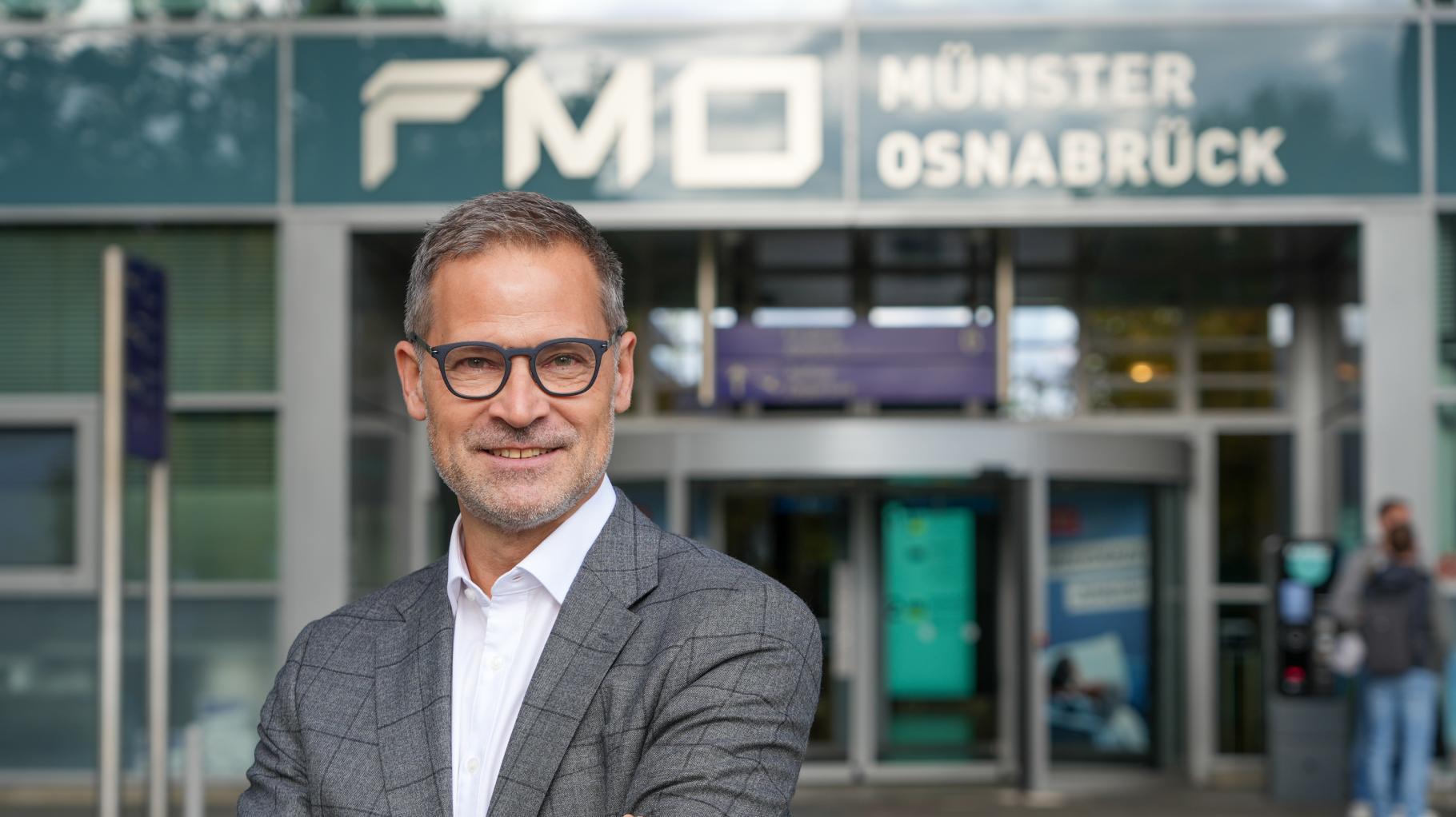 Neuer FMO-Chef Andrés Heinemann: „Kurs halten und Flughafen digital umbauen“