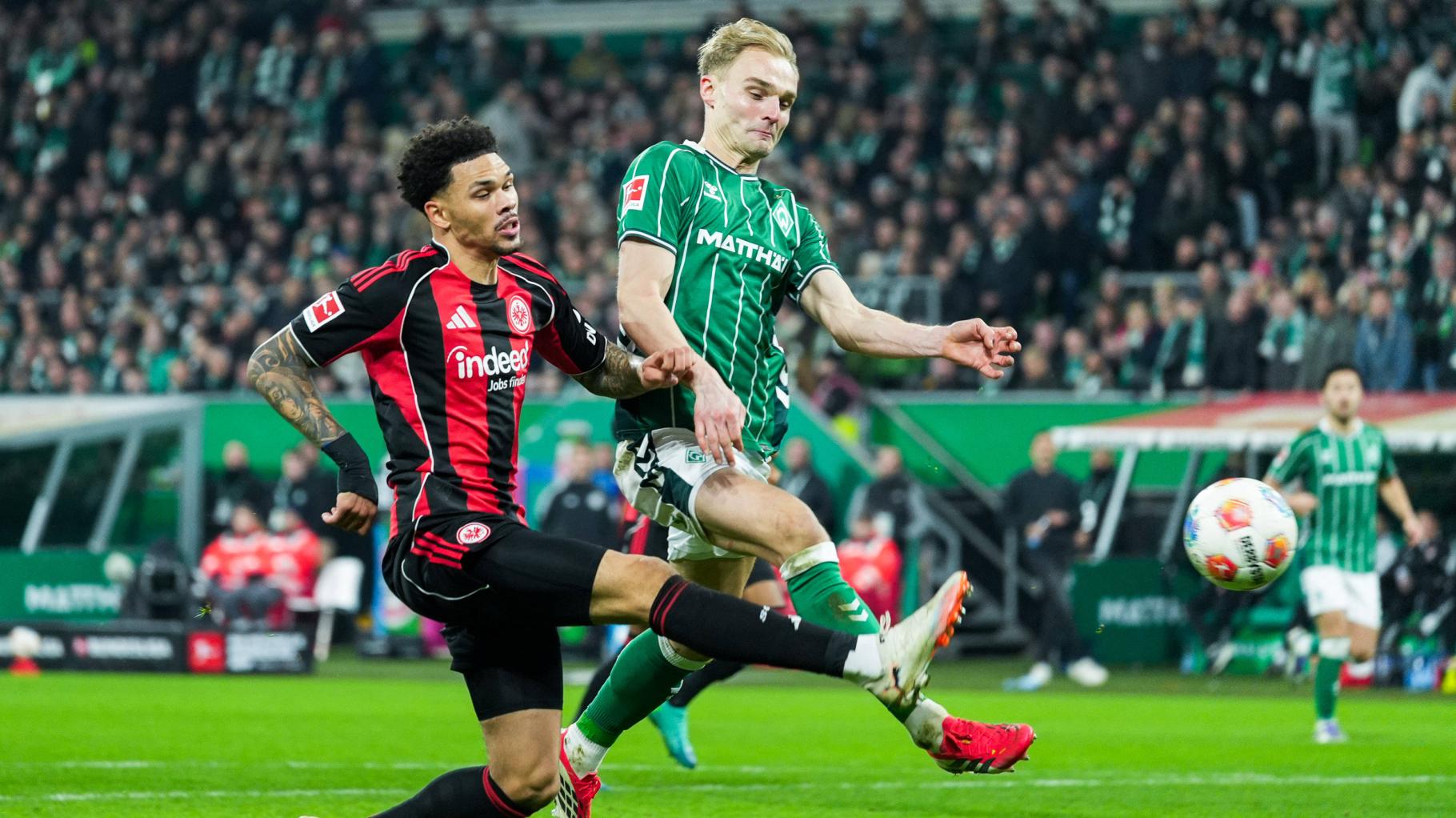 Wahnsinn von der Weser: Werder und Frankfurt liefern sich Sechs-Tore-Spektakel