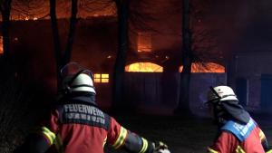 Vollbrand am frühen Morgen