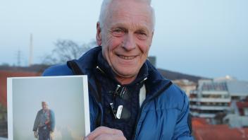 Walter Witt war 35 Jahre lang Industrieschornsteinmaurer - auch auf und im Kamin des Ibbenbürener Kraftwerks hat er zig Mal gearbeitet.